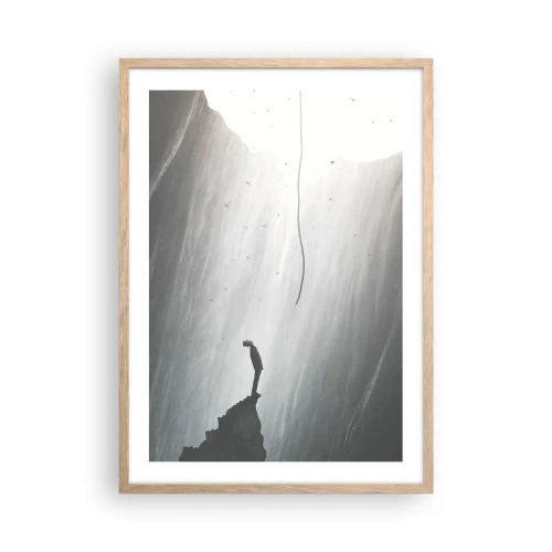 Affiche dans un chêne clair - Poster - Il y a toujours une issue - 50x70 cm