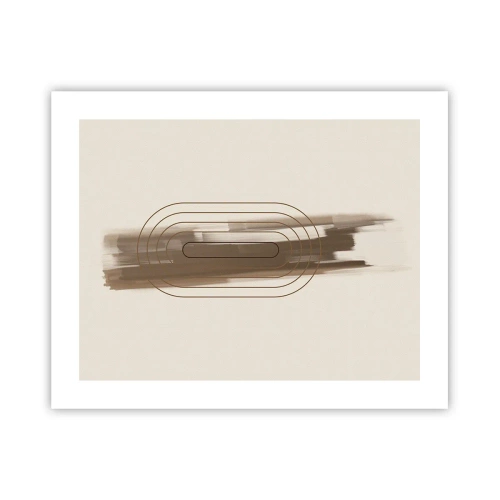 Affiche - Poster - Parfum de gris - 50x40 cm