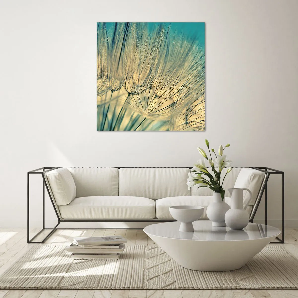 Impression sur verre - Image sur verre - En attente du vent - 70x70 cm