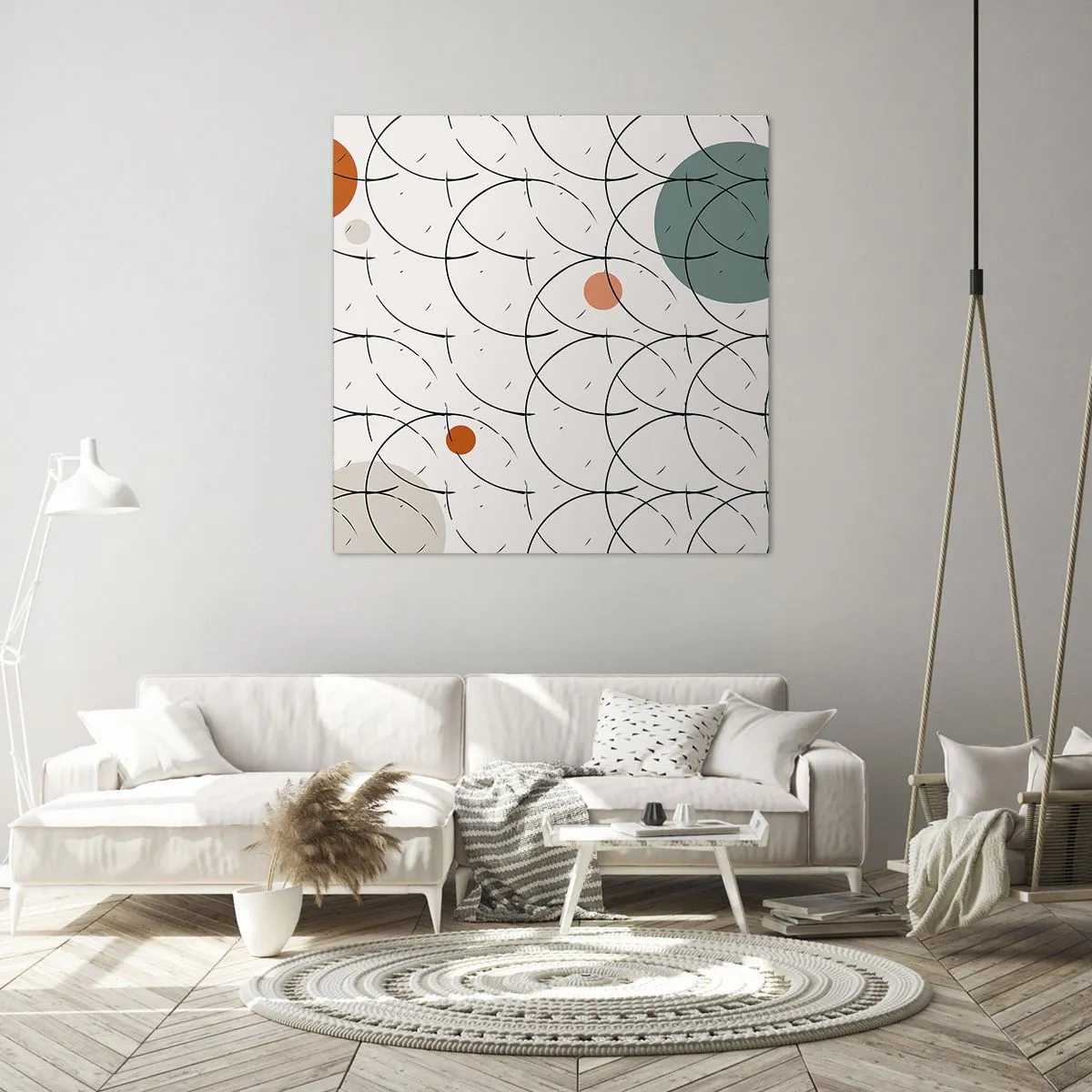 Impression sur toile - Image sur toile - Dans l'esprit pop art - 50x50 cm