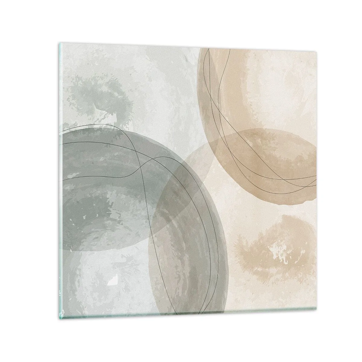 Impression sur verre - Image sur verre - Mondes pénétrants - 60x60 cm