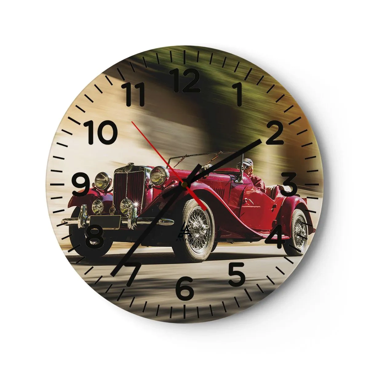 Horloge murale - Pendule murale - Plus belle que Nike de Samothrace - 40x40 cm