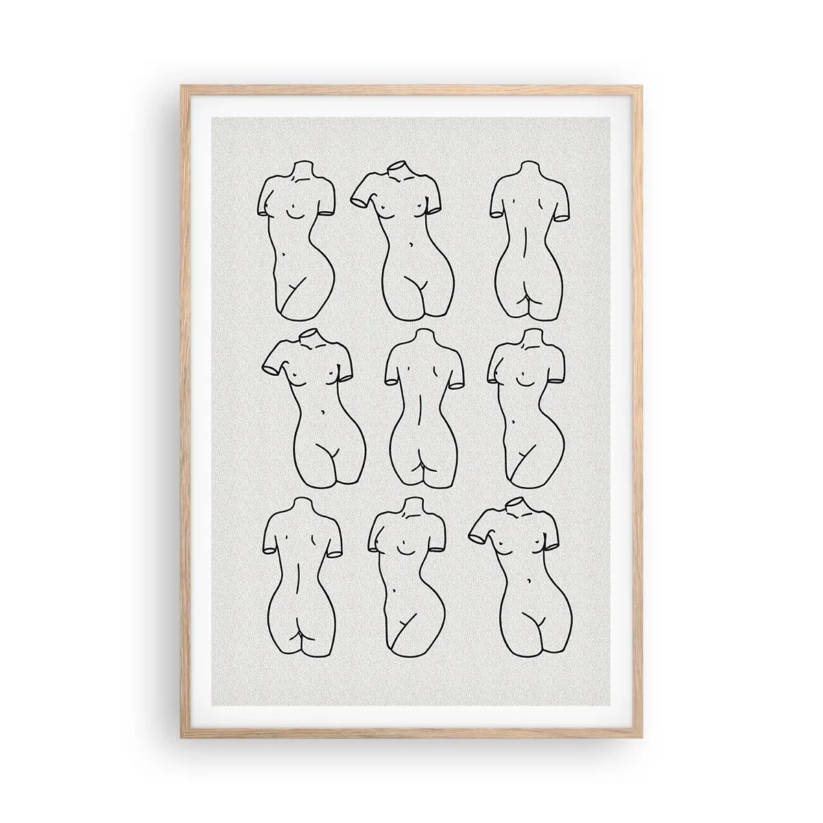 Affiche dans un chêne clair - Poster - Seulement Vénus - 70x100 cm