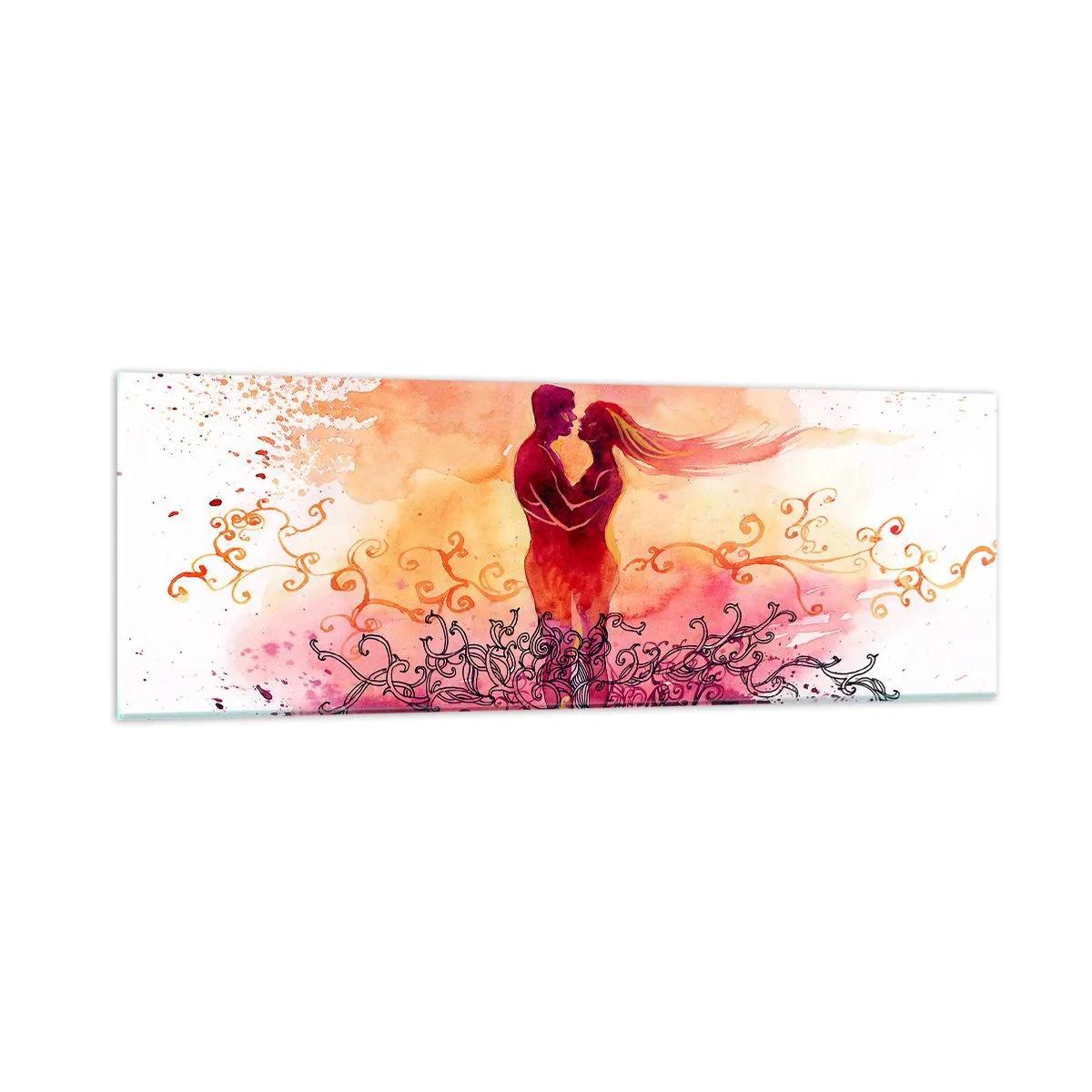 Impression sur verre - Image sur verre - Un coeur! Je n'ai pas besoin de beaucoup… - 90x30 cm