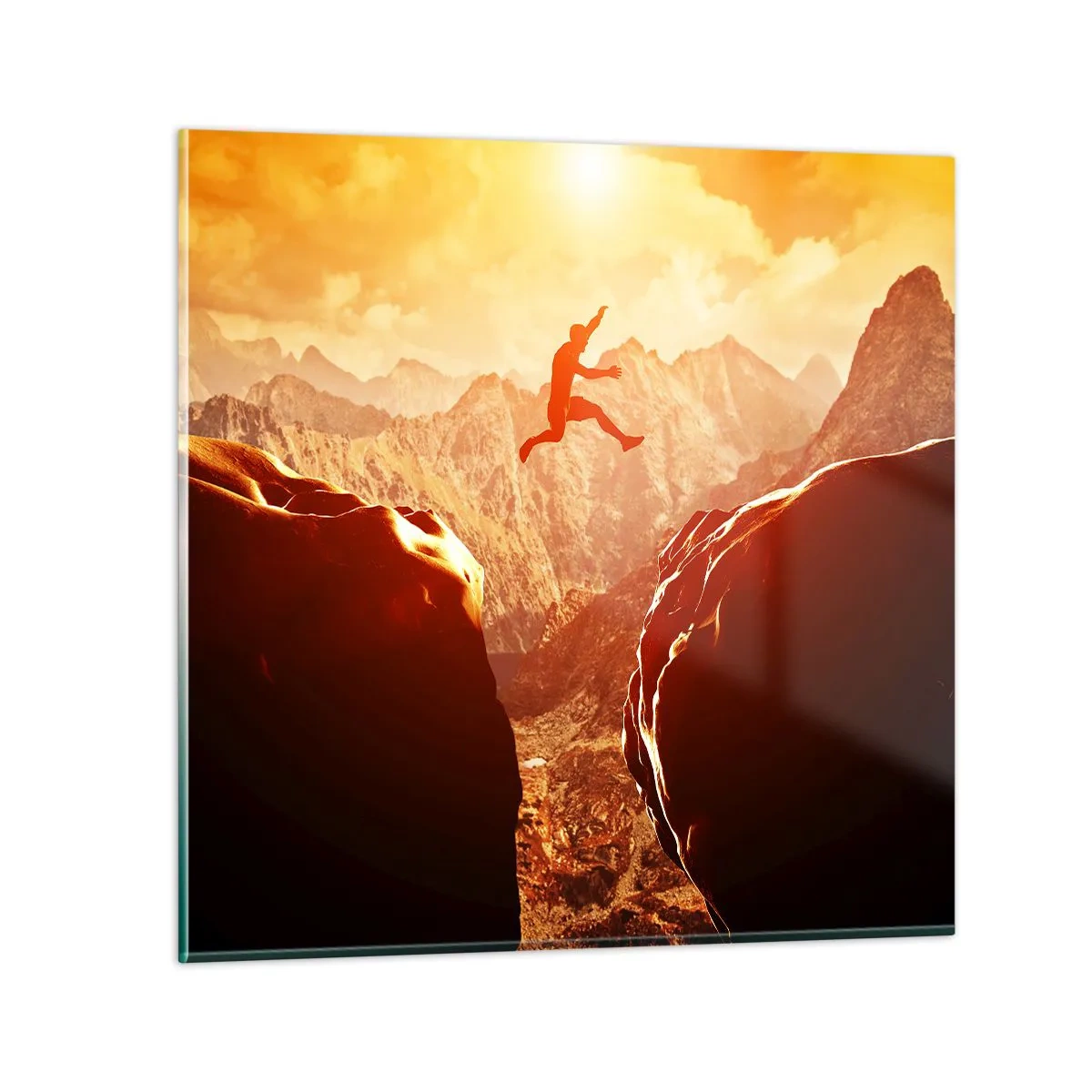 Impression sur verre - Image sur verre - Dépassement des limites - 40x40 cm