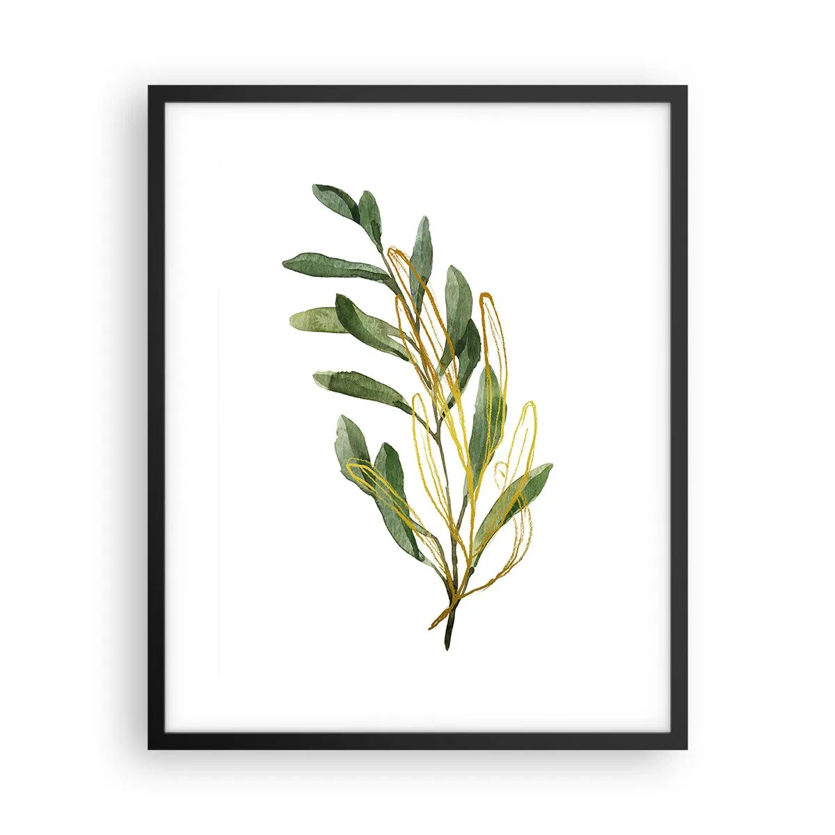 Affiche dans un cadre noir - Poster - Tout ce qui est bon - 40x50 cm