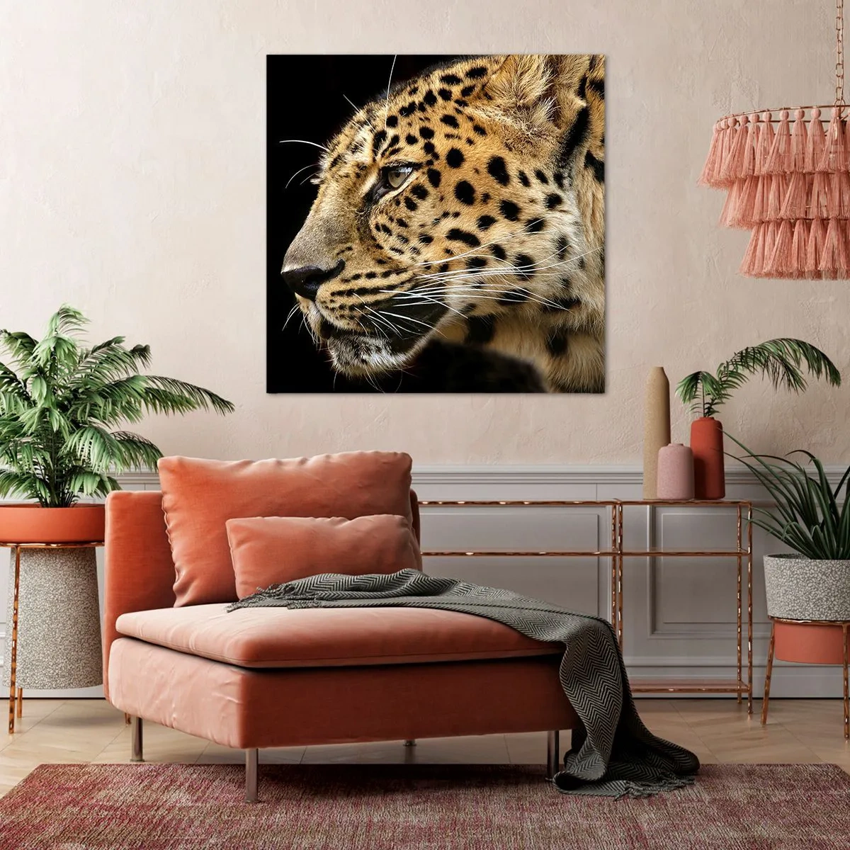 Impression sur toile - Image sur toile - Calme, concentré, prêt - 70x70 cm