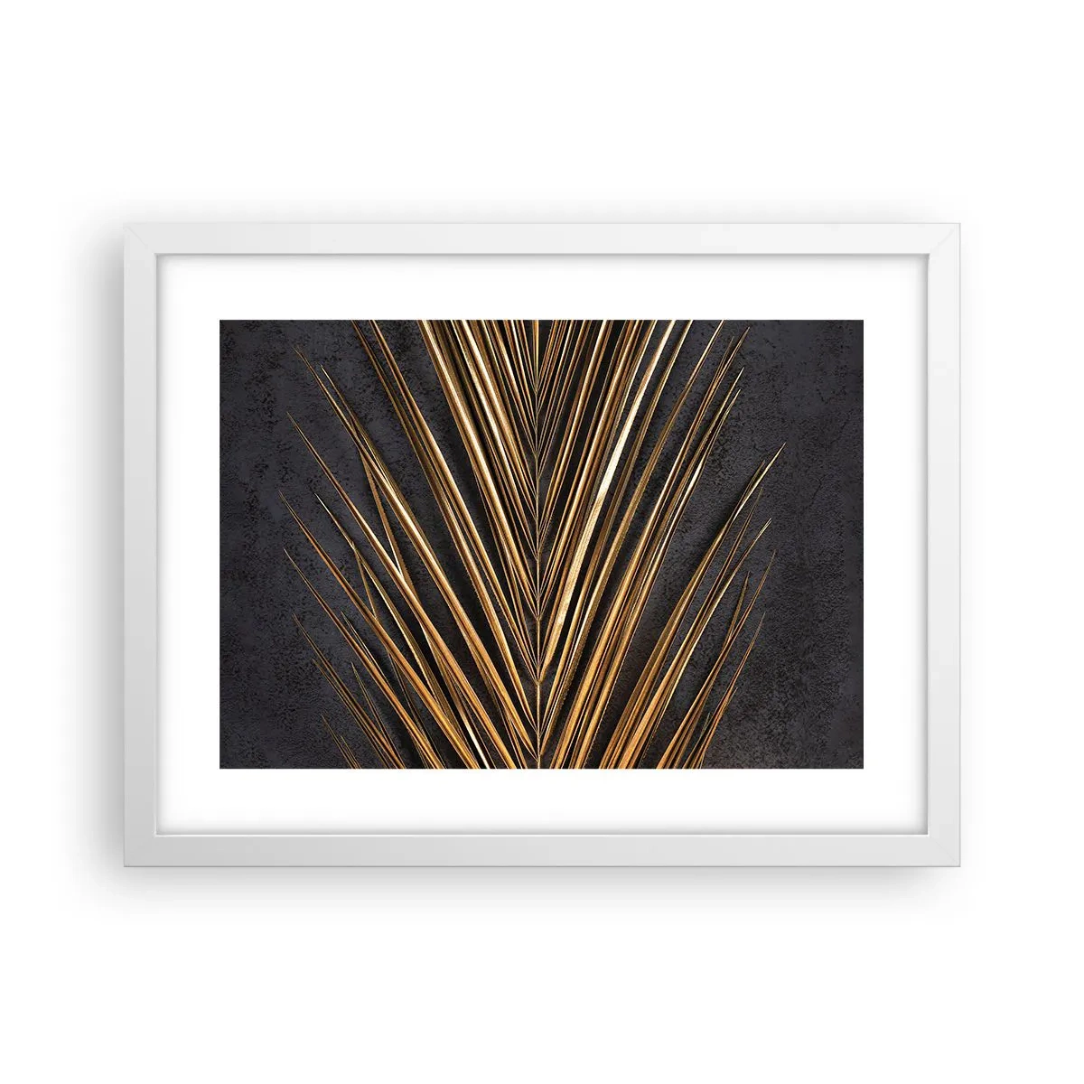 Affiche dans un cadre blanc - Poster - L'or des tropiques - 40x30 cm