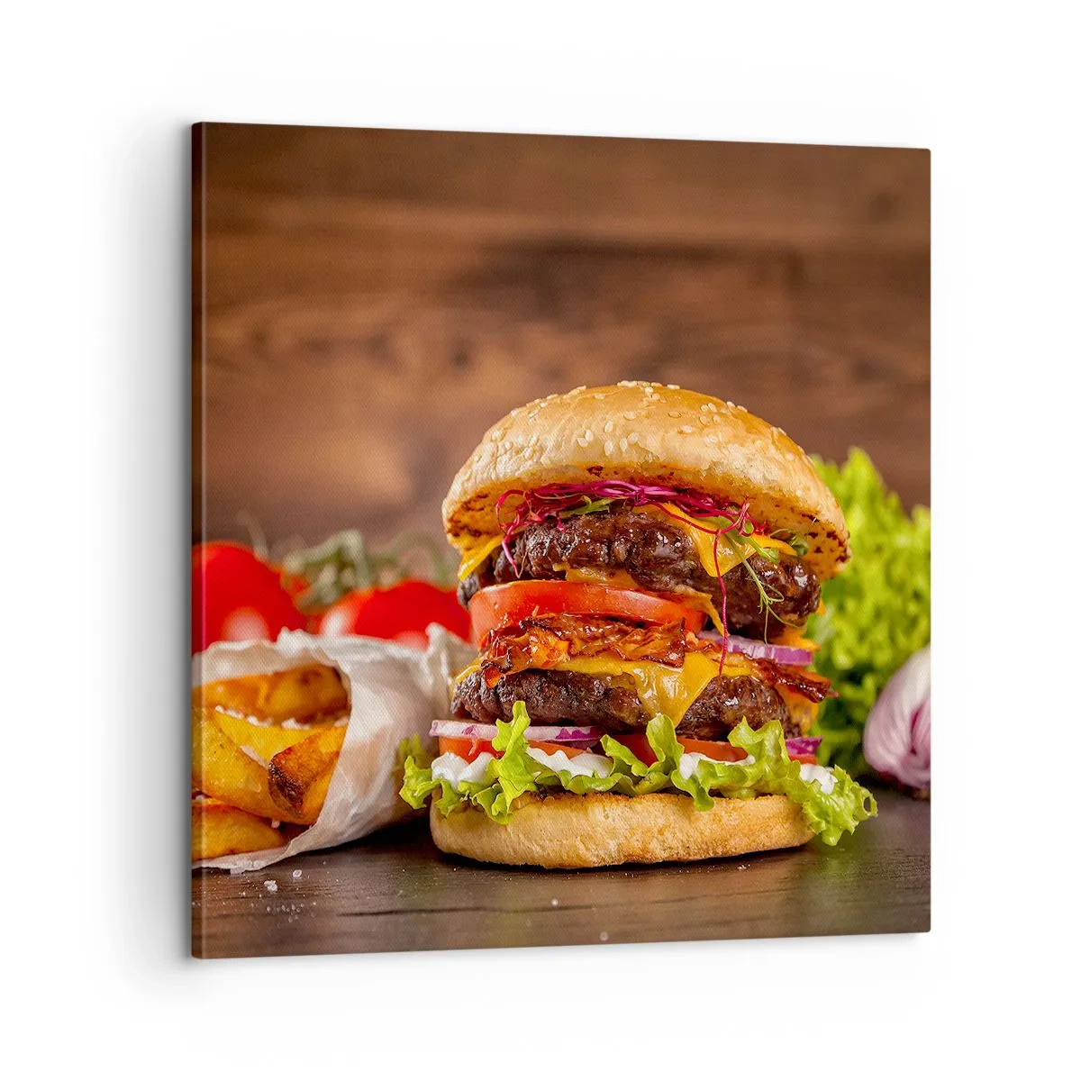 Impression sur toile - Image sur toile - Le fruit défendu - 60x60 cm