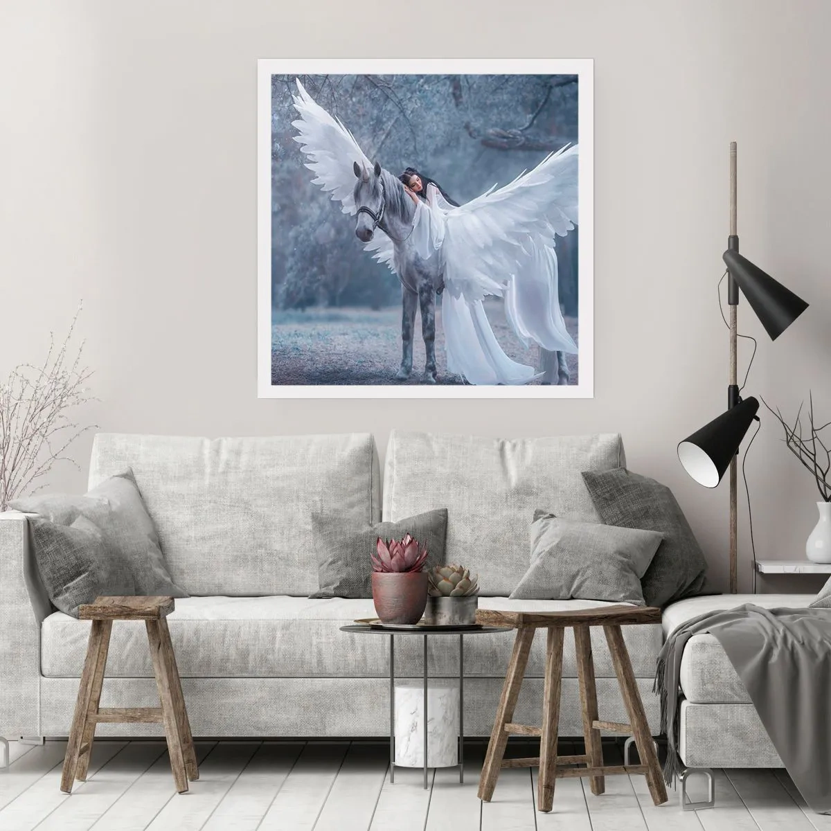 Affiche - Poster - Un moment inspiré - 30x30 cm