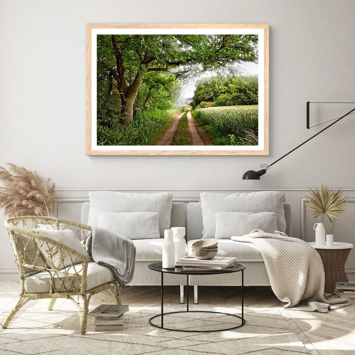 Affiche dans un chêne clair - Poster - Et in Arcadia ego - 70x50 cm