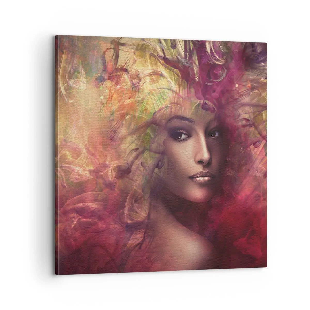 Impression sur toile - Image sur toile - Je suis ici! - 60x60 cm