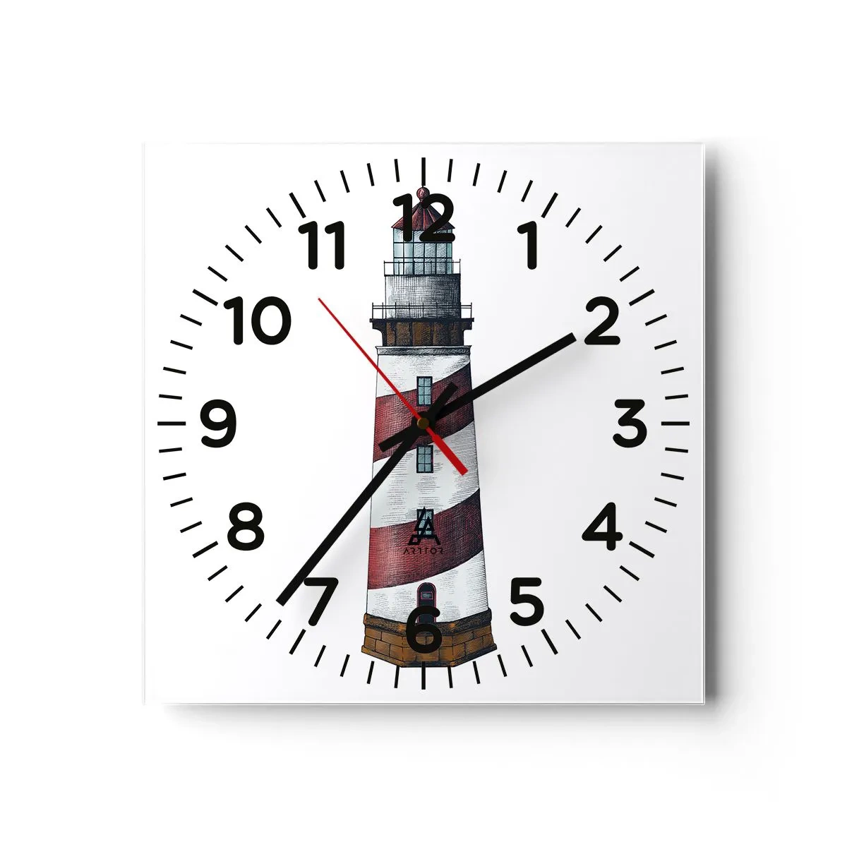 Horloge murale - Pendule murale - Toujours sur ses gardes - 30x30 cm