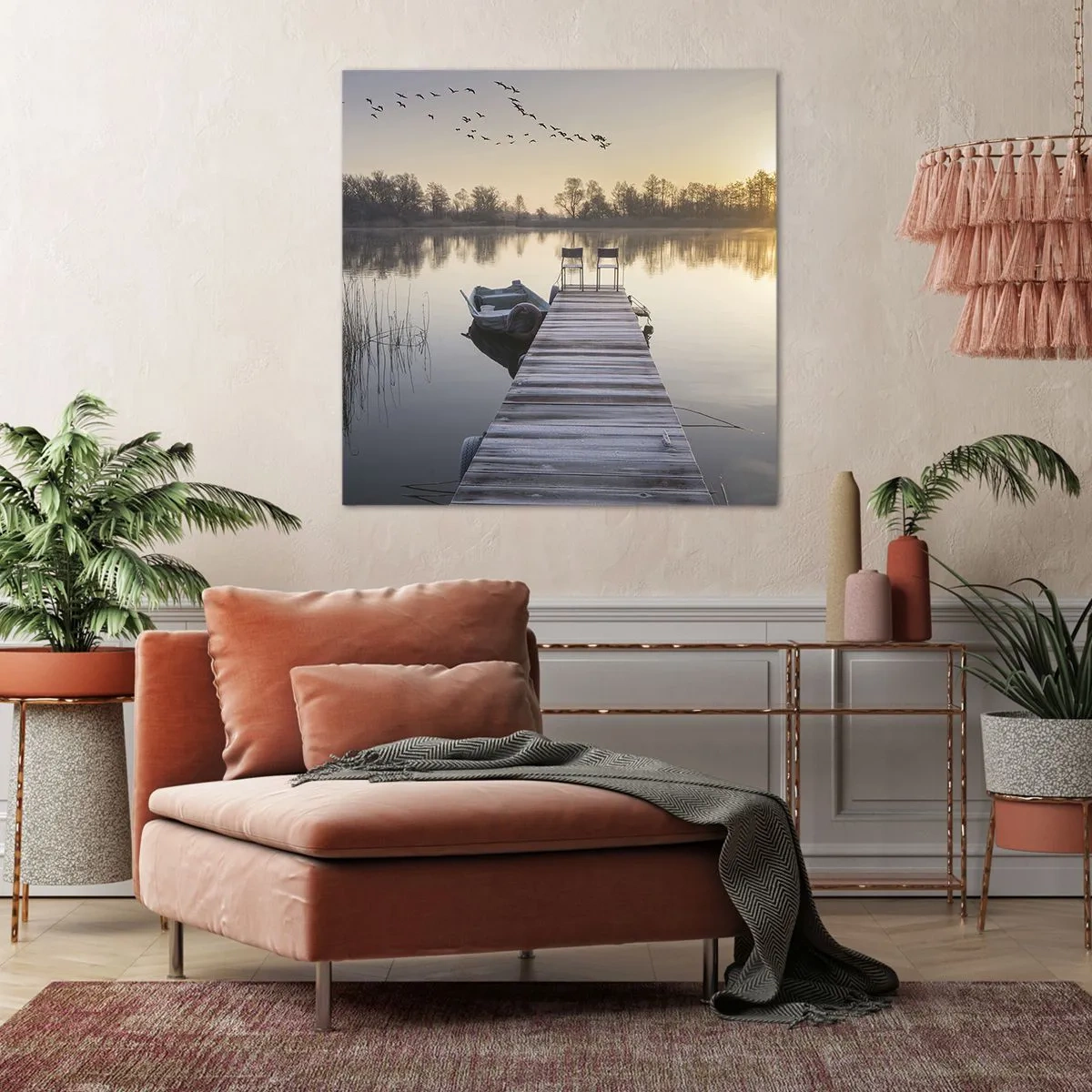 Impression sur toile - Image sur toile - Je reviendrai - 50x50 cm