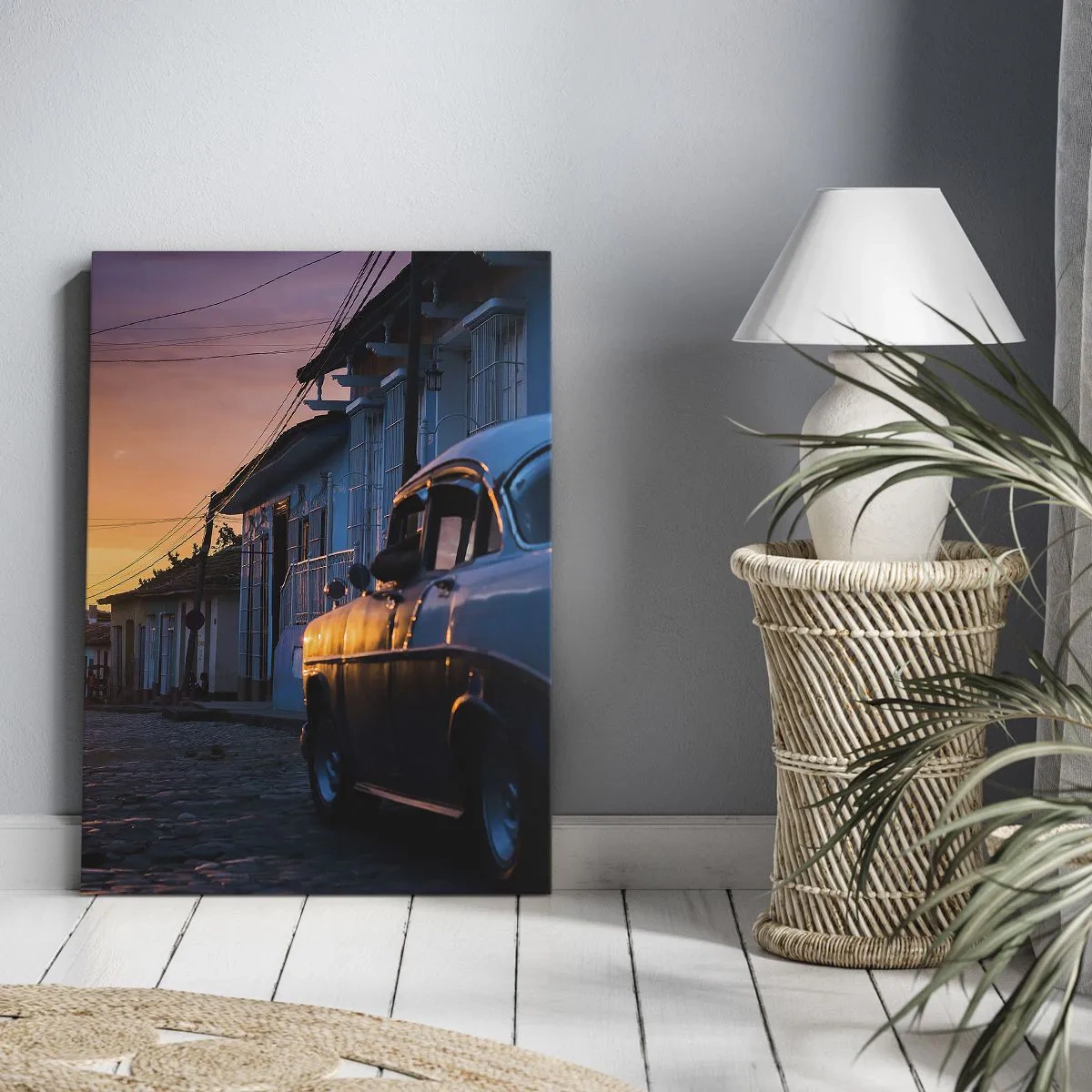 Impression sur toile - Image sur toile - Ici, le temps ralentit - 45x80 cm