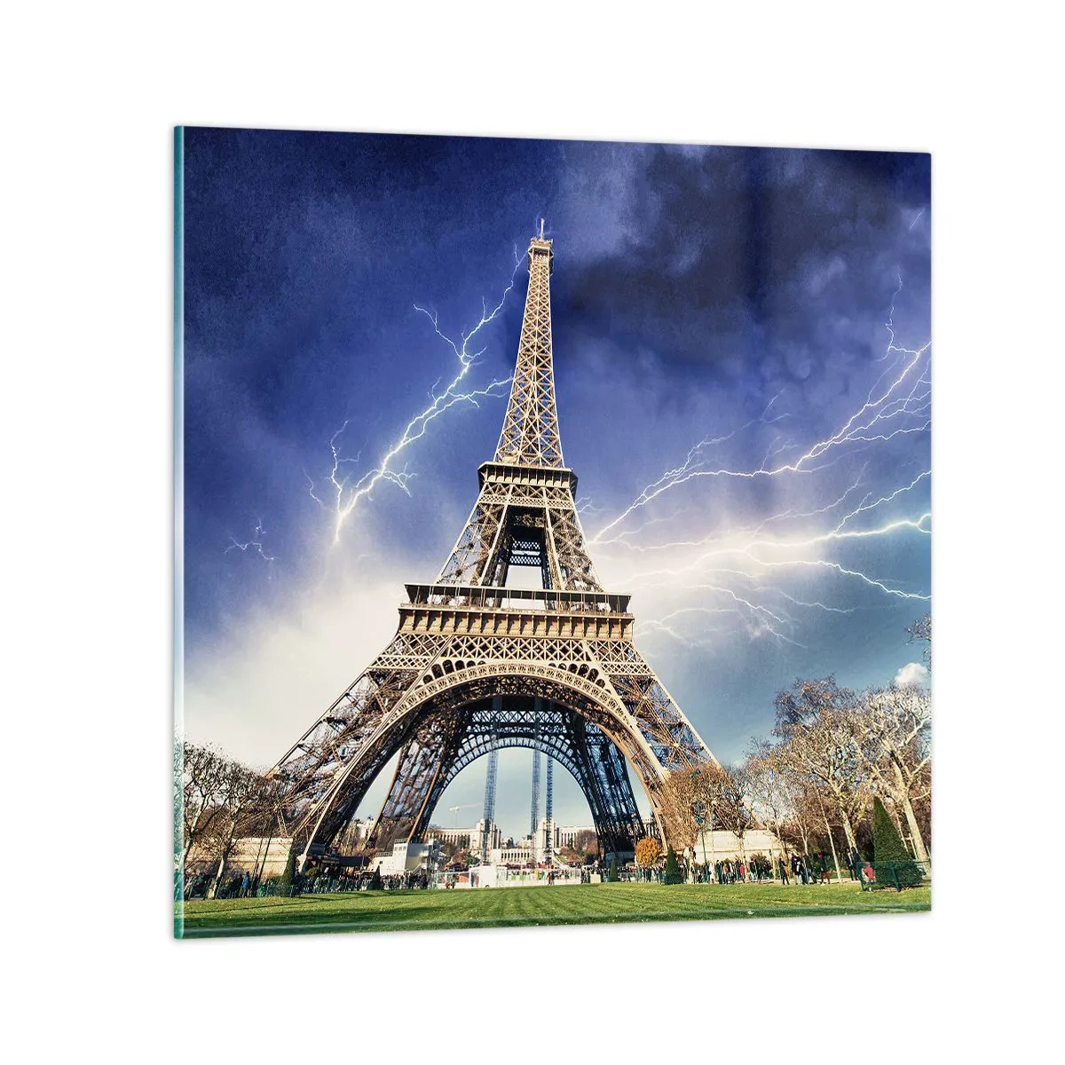 Impression sur verre - Image sur verre - Maître des tempêtes - 50x50 cm