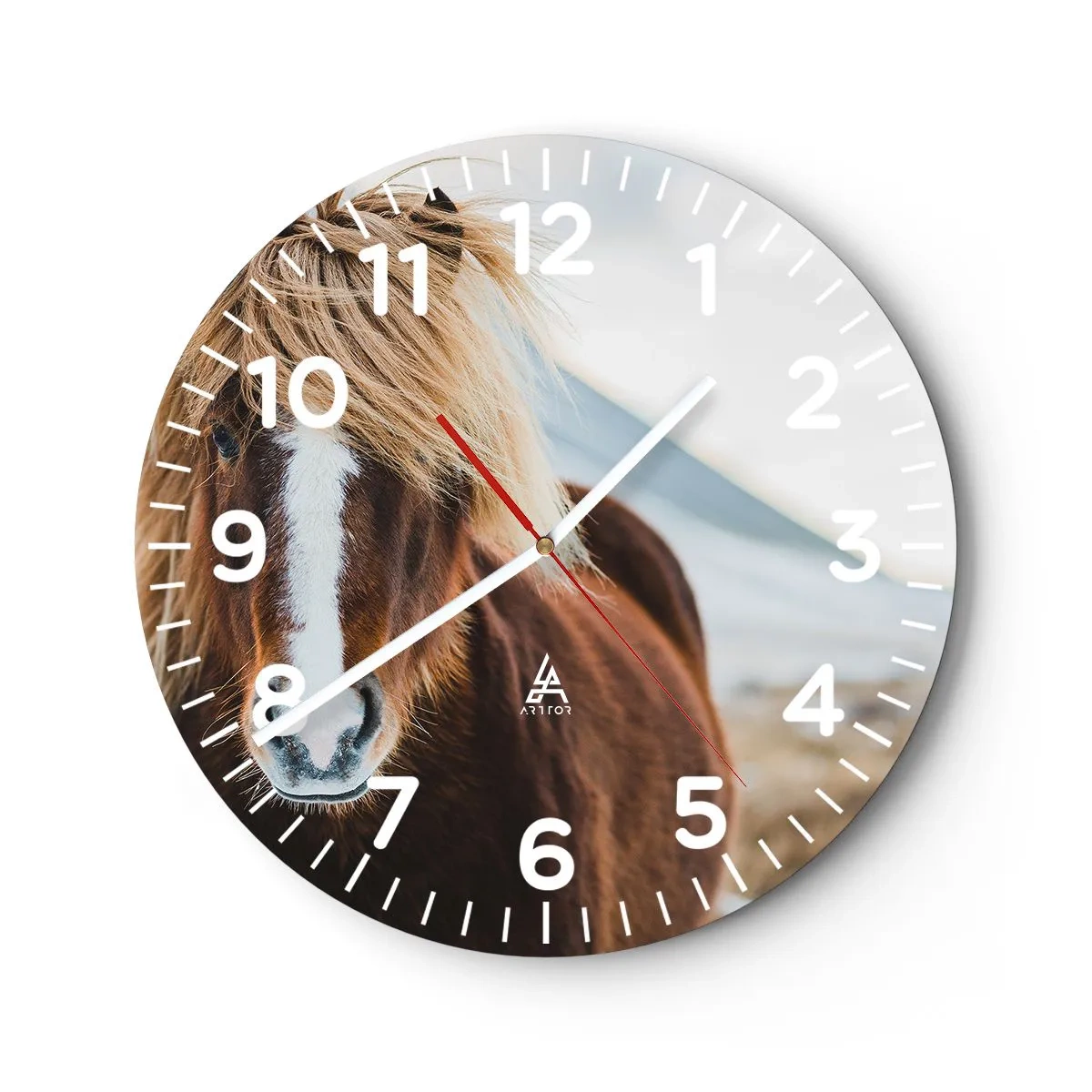 Horloge murale - Pendule murale - Sentez-vous la liberté ? - 30x30 cm