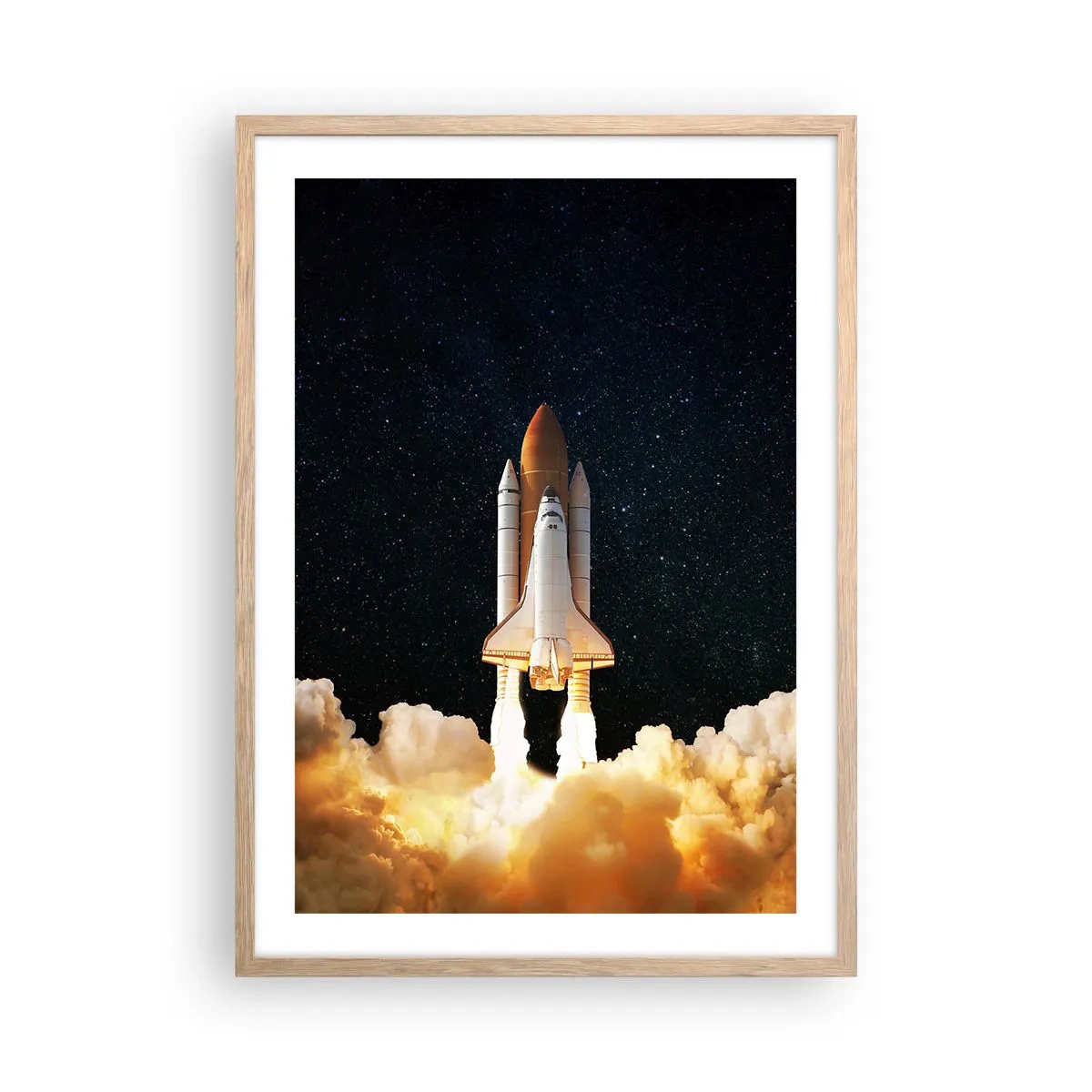 Affiche dans un chêne clair - Poster - Ad astra! - 50x70 cm