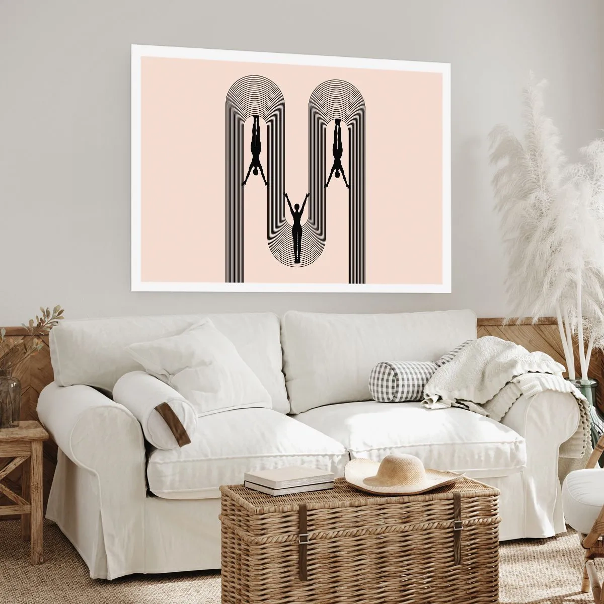 Affiche - Poster - Les jambes en l’air - 40x30 cm