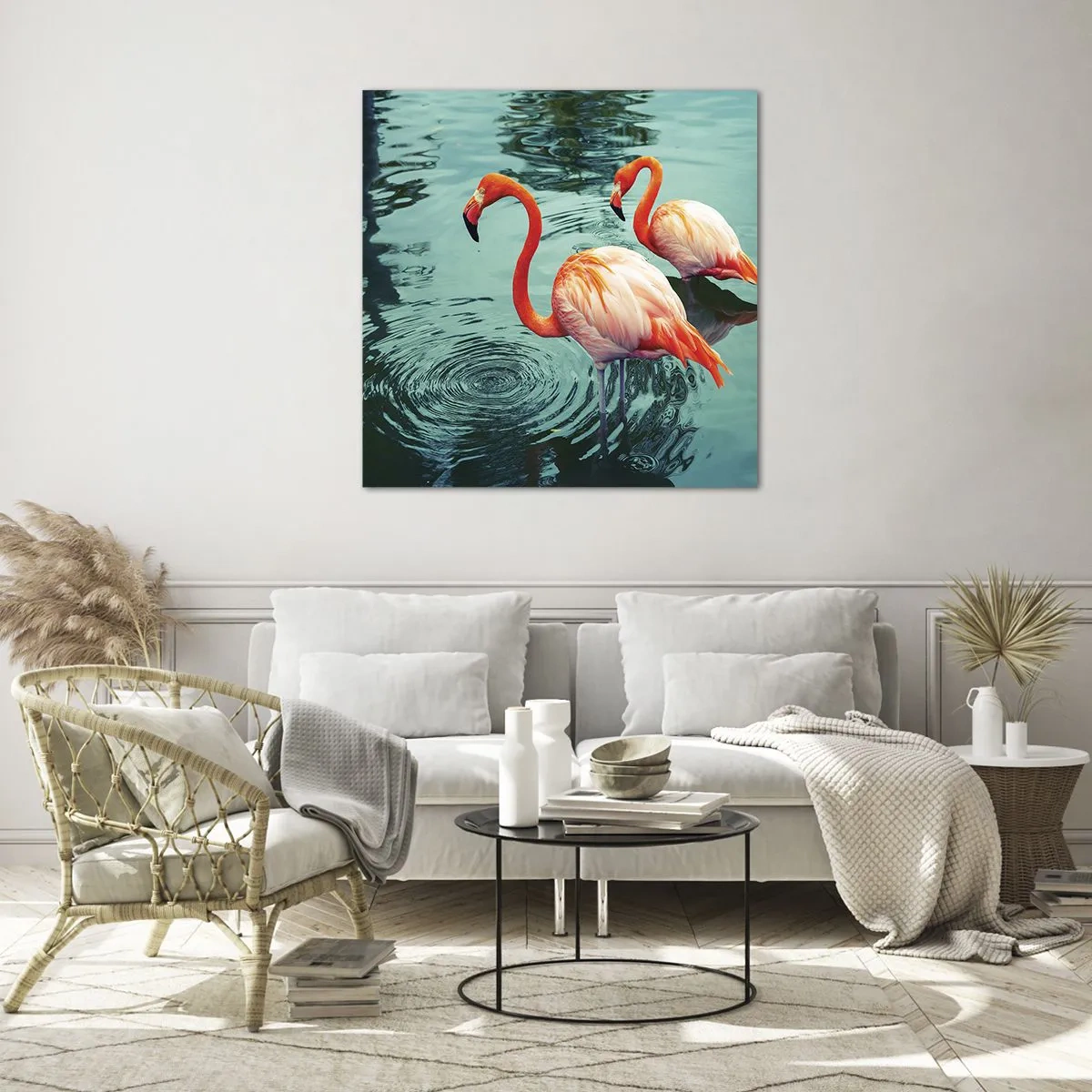 Impression sur verre - Image sur verre - Nous sommes à la mode maintenant - 40x40 cm