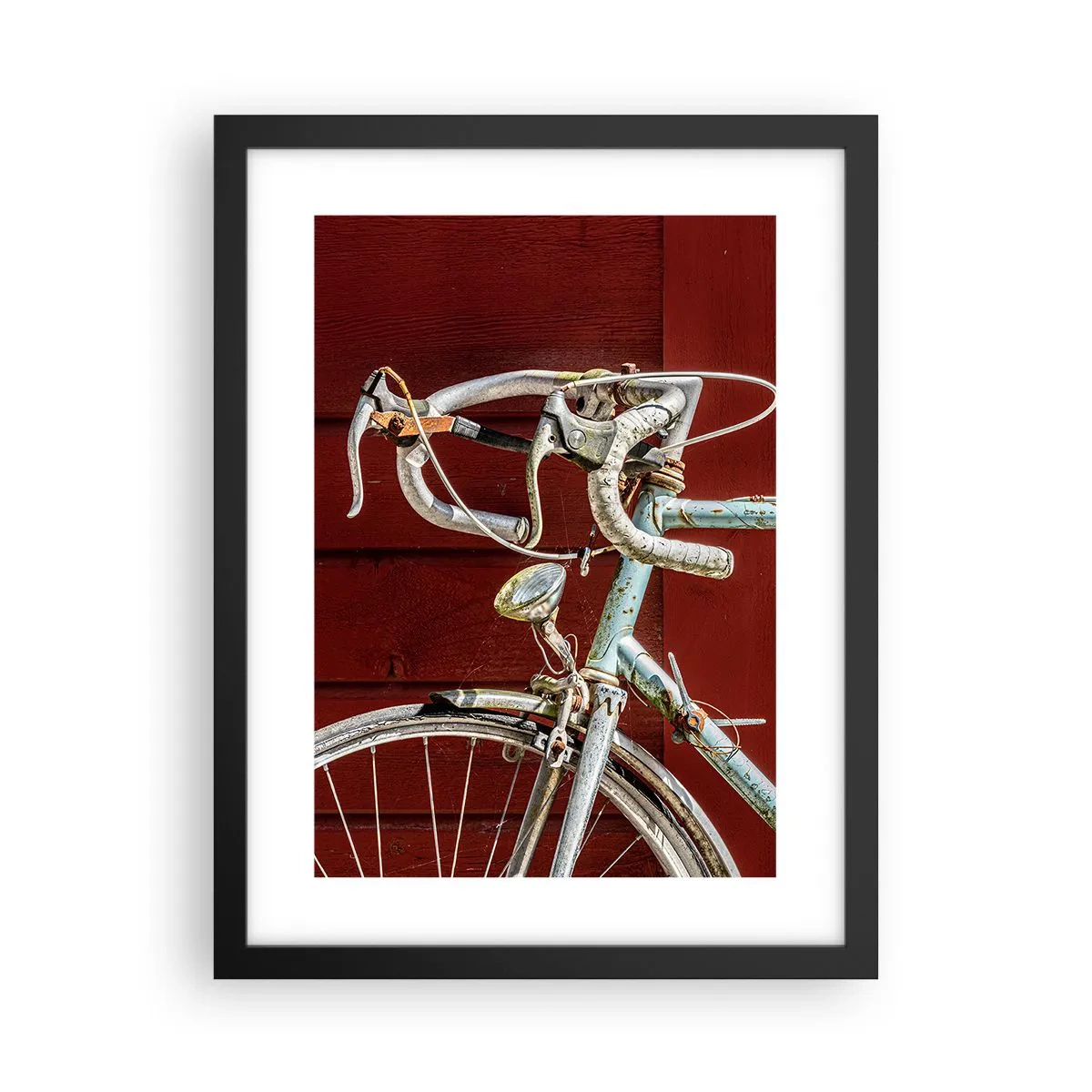 Affiche dans un cadre noir - Poster - Construit pour la victoire - 30x40 cm