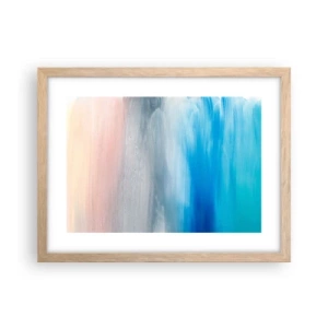 Affiche dans un chêne clair - Poster - Éléments : air - 40x30 cm