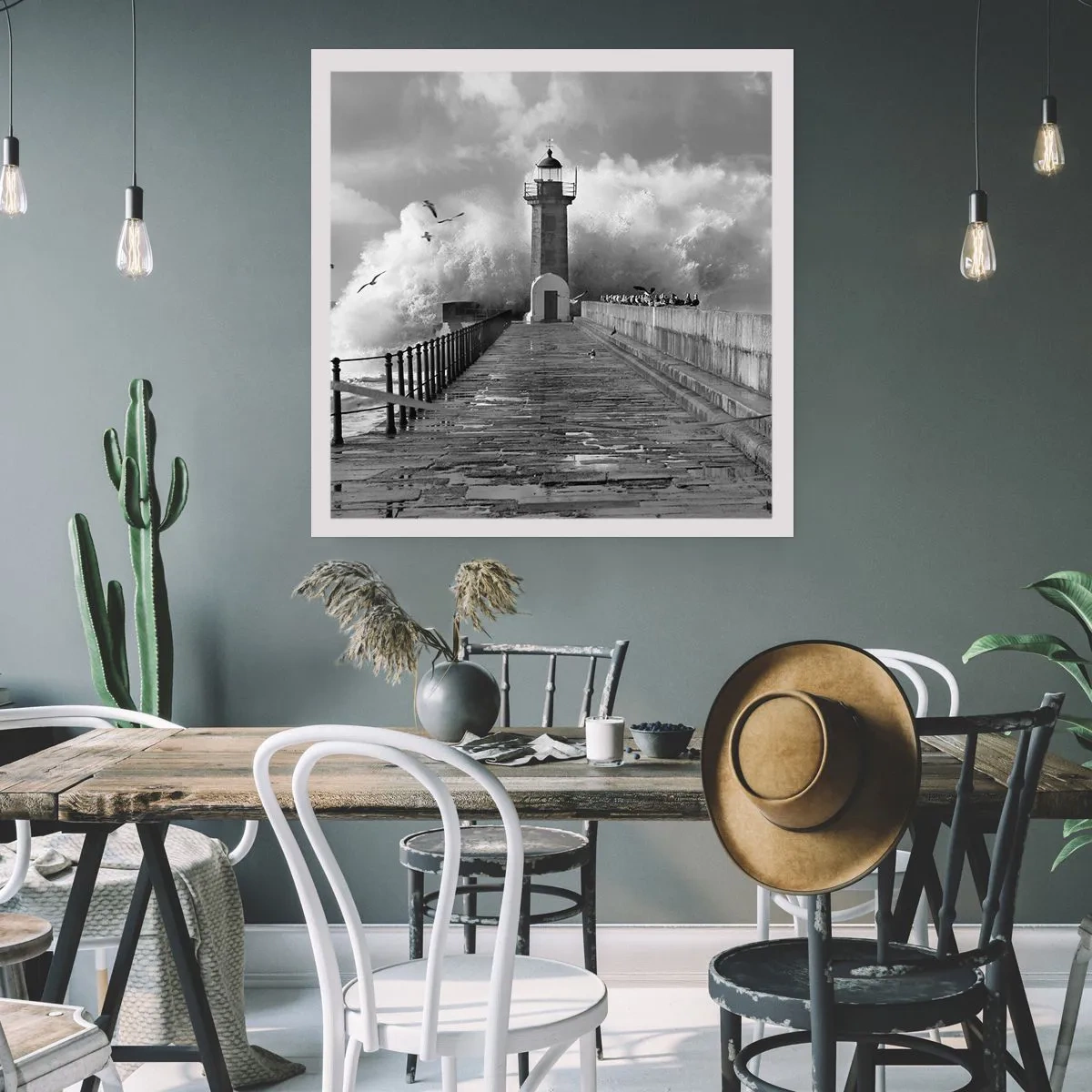 Affiche - Poster - Sans peur - 40x40 cm