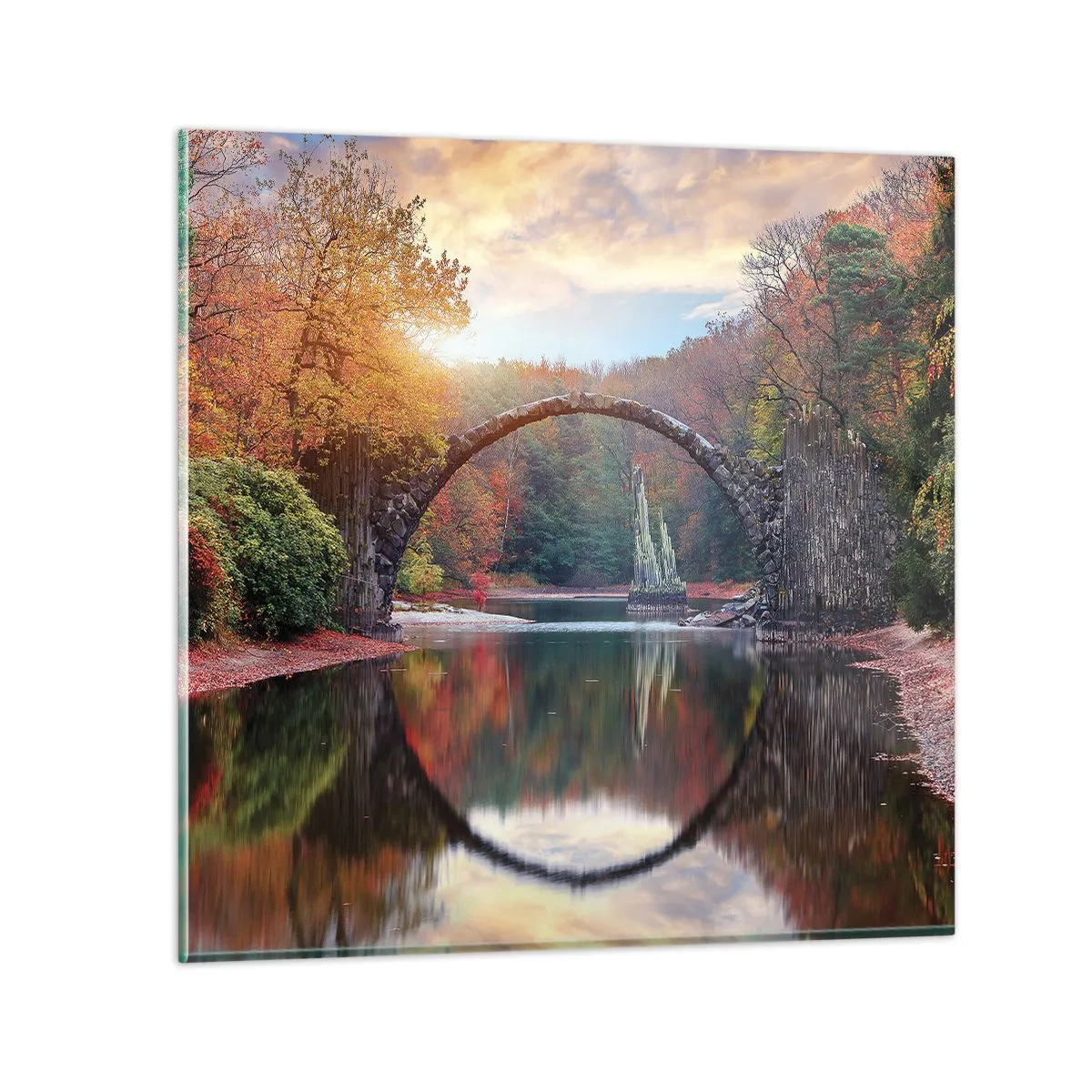 Impression sur verre - Image sur verre - De l'autre cote du miroir - 60x60 cm