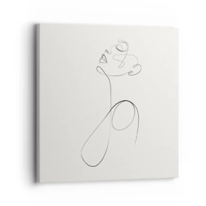 Impression sur toile - Image sur toile - En boucle dans les rêves - 30x30 cm