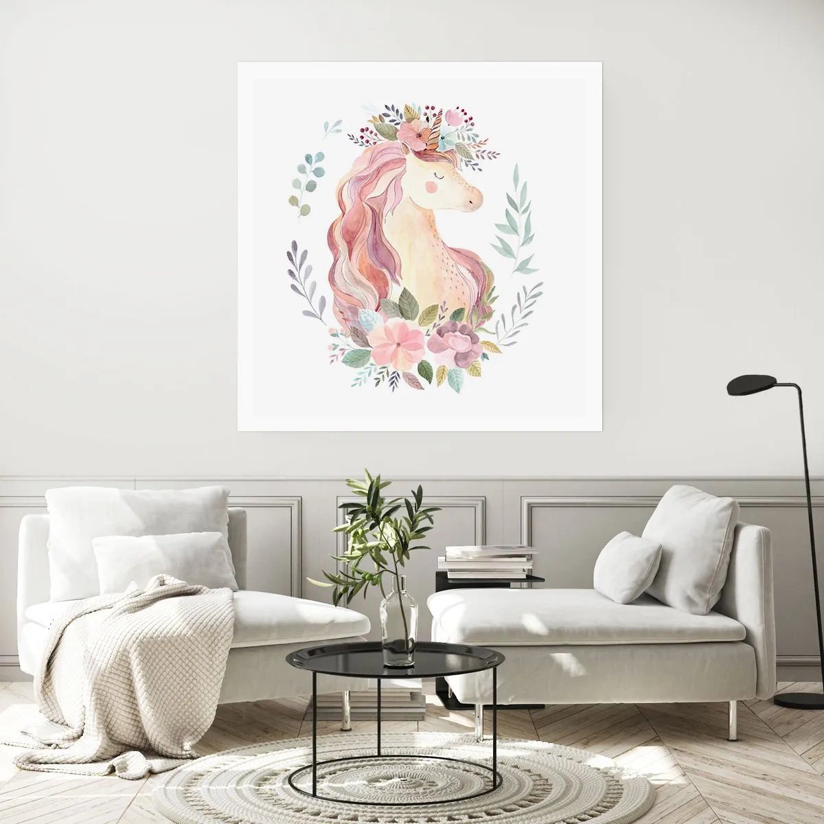 Affiche - Poster - Invitation au monde des contes de fées - 30x30 cm