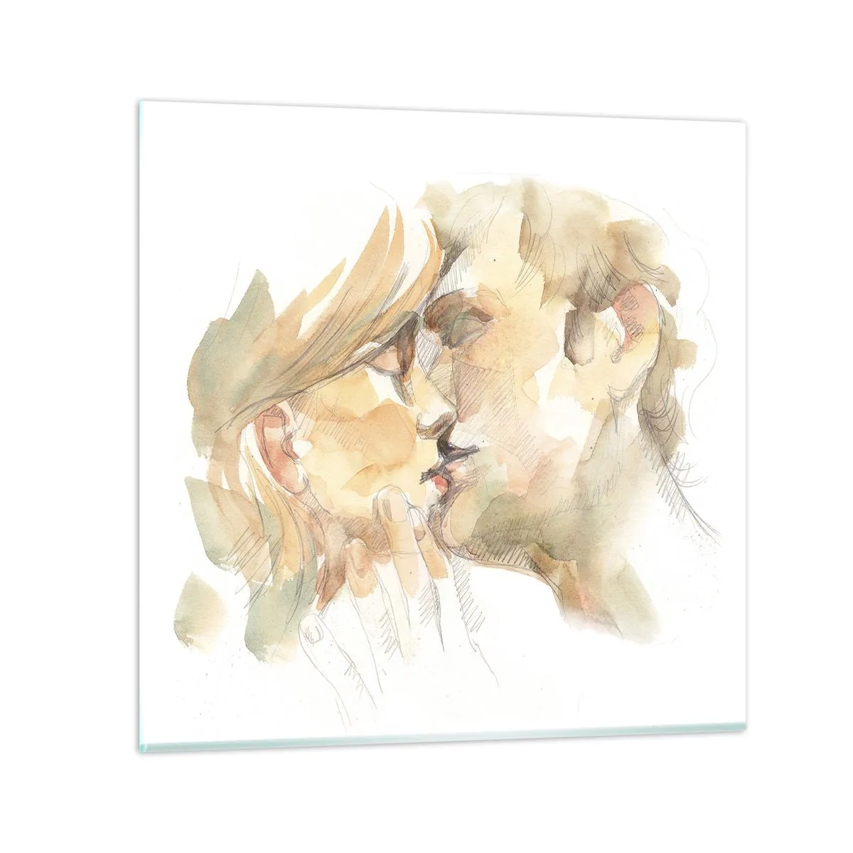 Impression sur verre - Image sur verre - A moitié trouvé ? - 40x40 cm