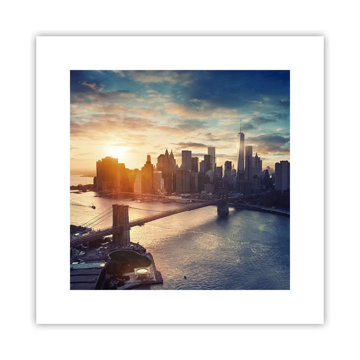 Affiche - Poster - Monument de la culture occidentale - 30x30 cm