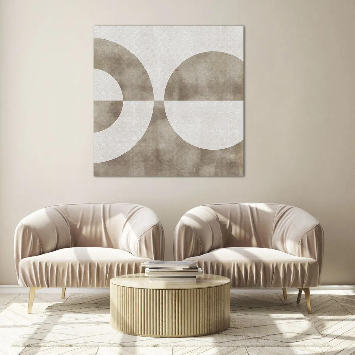 Impression sur verre - Image sur verre - Similitudes et différences - 60x60 cm