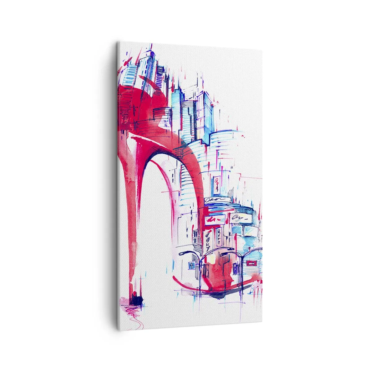 Impression sur toile - Image sur toile - L'élégance des grandes villes - 45x80 cm