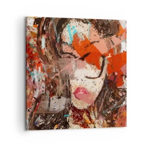 Impression sur toile - Image sur toile - Personne ne sait ce que tu es vraiment - 50x50 cm