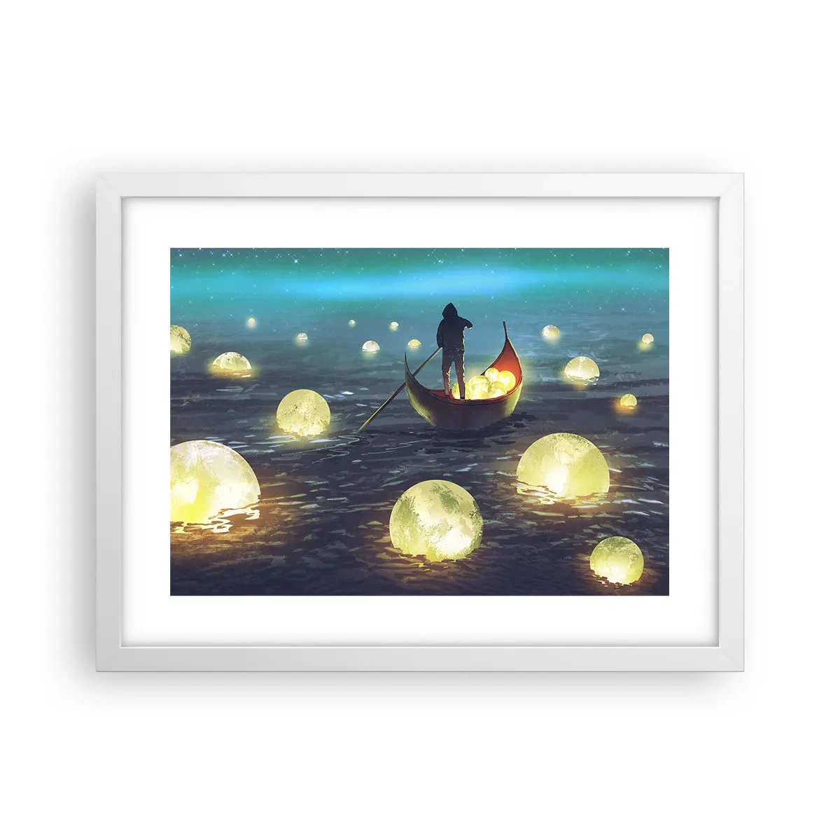 Affiche dans un cadre blanc - Poster - Des choses dont les philosophes n'ont jamais rêvé - 40x30 cm