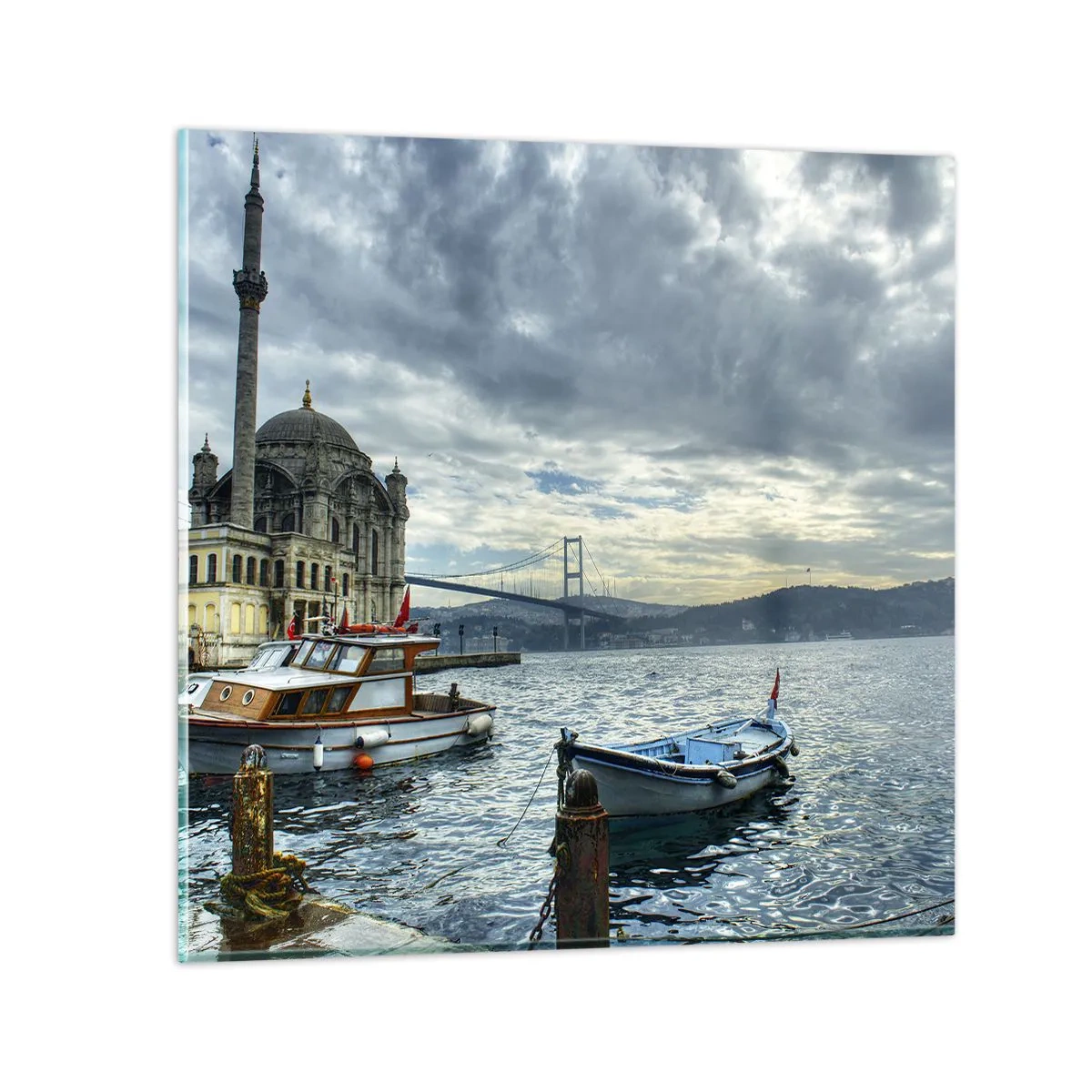 Impression sur verre - Image sur verre - Aux confins des mondes - 60x60 cm