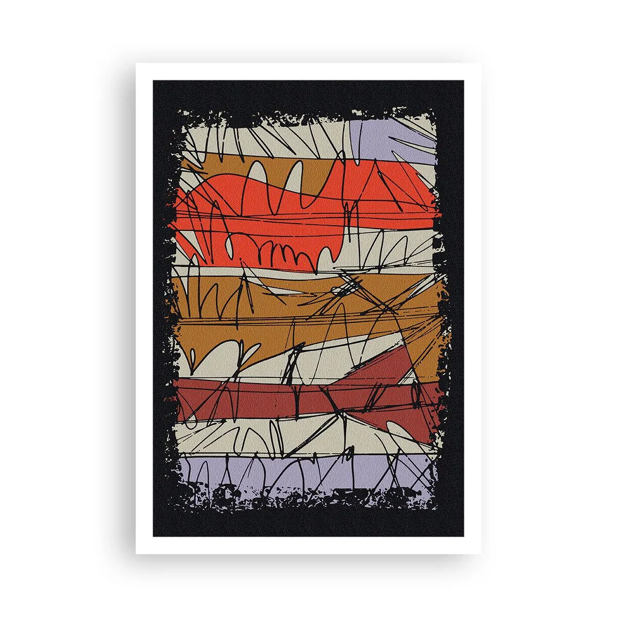 Affiche - Poster - Composition spontanée - 70x100 cm