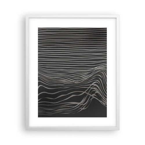 Affiche dans un cadre blanc - Poster - Rythme et accent - 40x50 cm