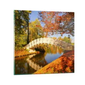 Impression sur verre - Image sur verre - Sur le pont blanc des soupirs - 30x30 cm