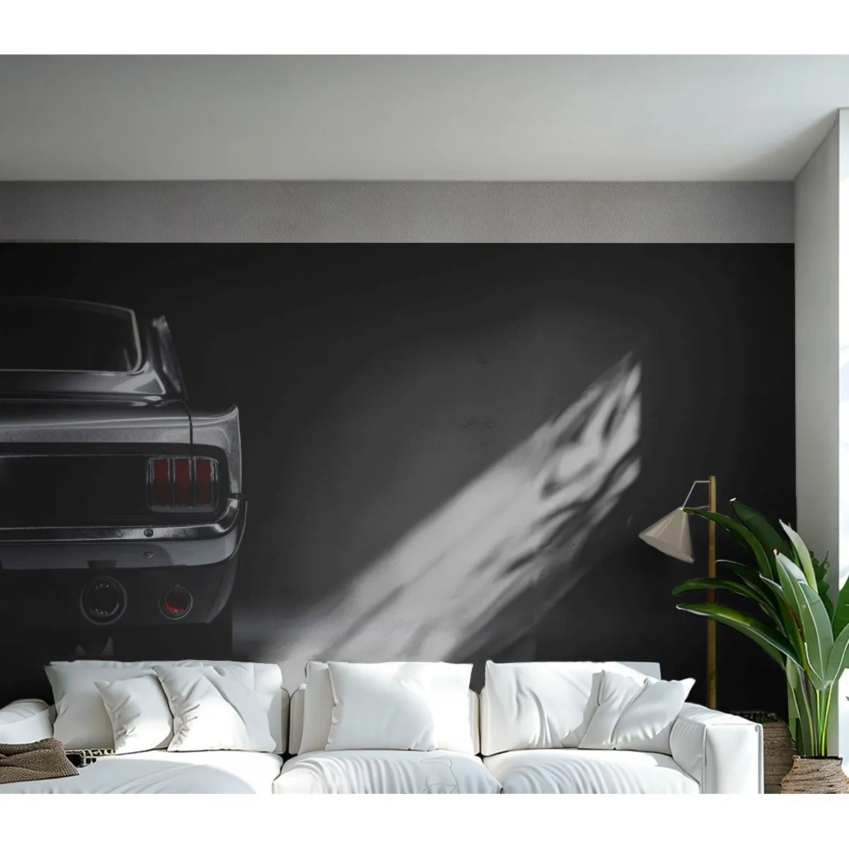 Papier peint sur mesure Premium Sand - Le charme du classique - Voiture, Rétro, Voiture
