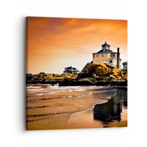 Impression sur toile - Image sur toile - L'élégance de la côte ouest - 30x30 cm