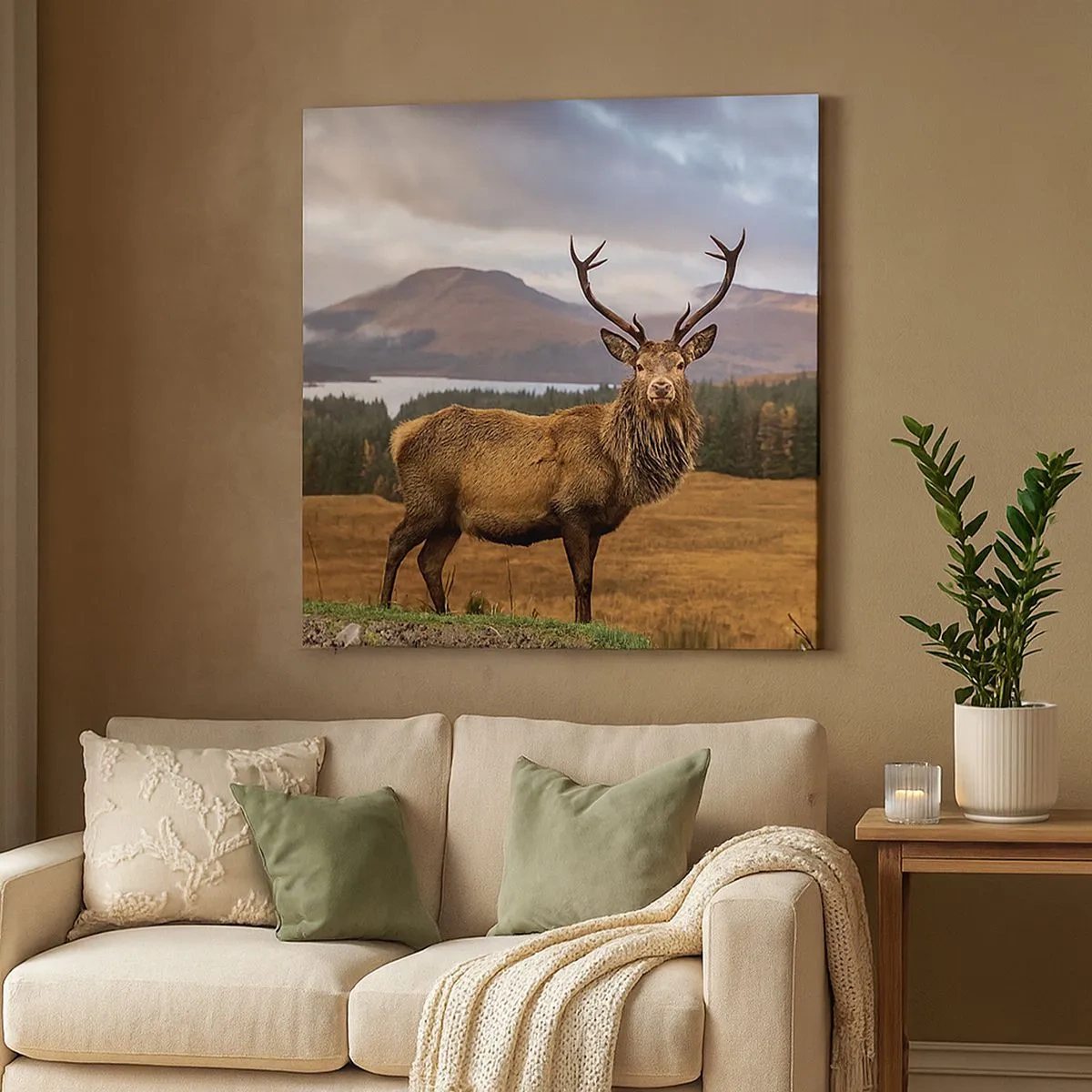 Impression sur toile - Image sur toile - Majesté de la nature - 30x30 cm