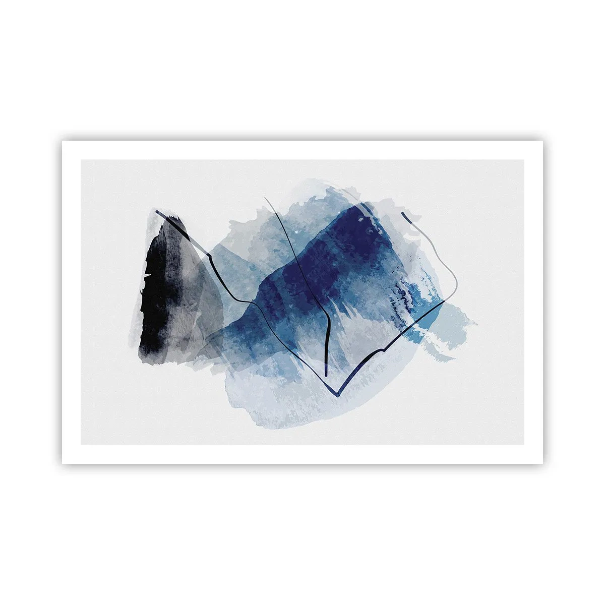 Affiche - Poster - Montagne de glace - 91x61 cm