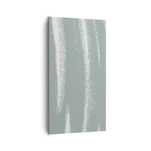 Impression sur toile - Image sur toile - Abstraction dans un climat hivernal - 55x100 cm