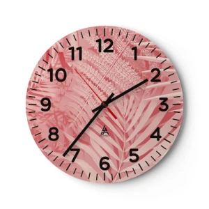Horloge murale - Pendule murale - Concept de rose - 30x30 cm