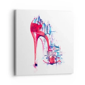 Impression sur toile - Image sur toile - L'élégance des grandes villes - 30x30 cm