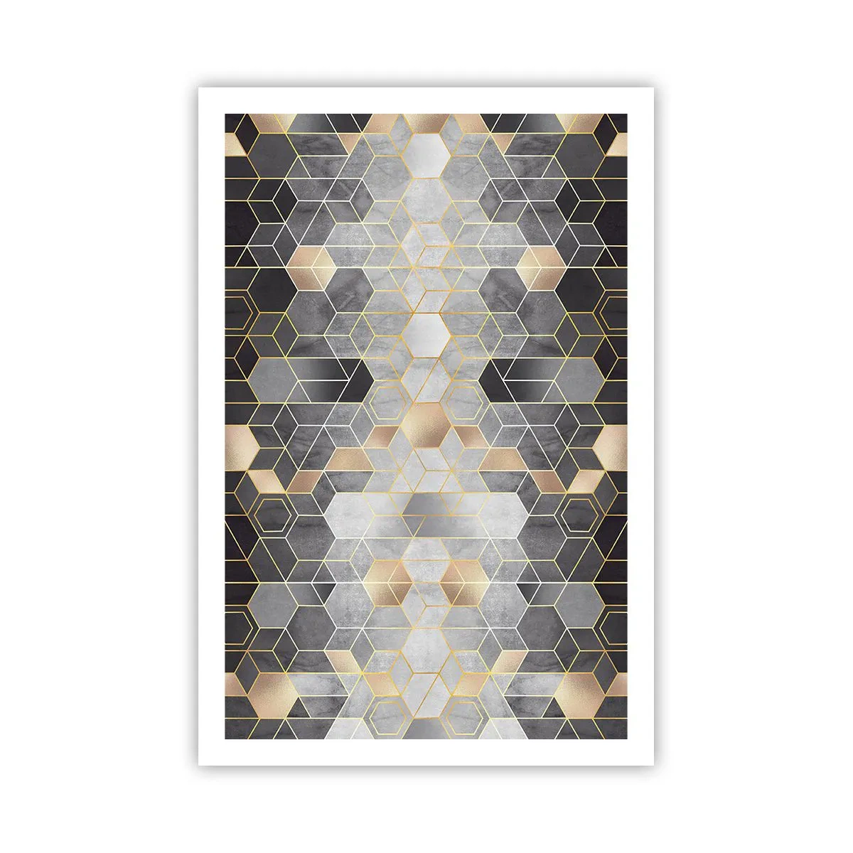 Affiche - Poster - Composition de diamants - 61x91 cm
