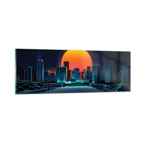 Impression sur verre - Image sur verre - Vous voulez toujours passer au réel ? - 90x30 cm