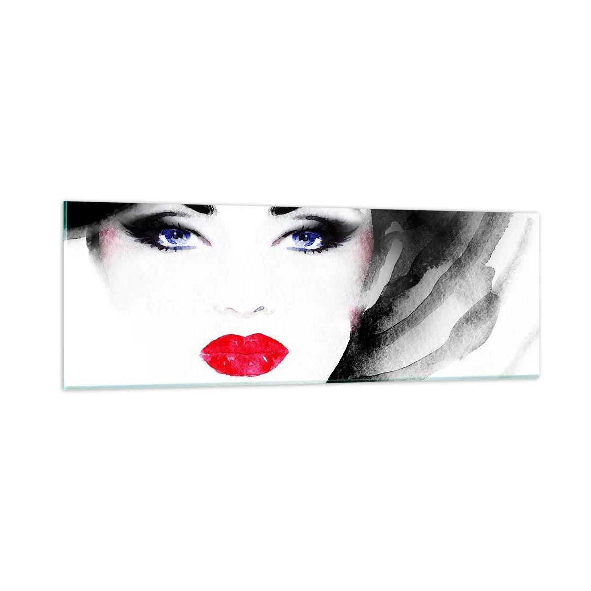 Impression sur verre - Image sur verre - Elle repousse et attire - 90x30 cm